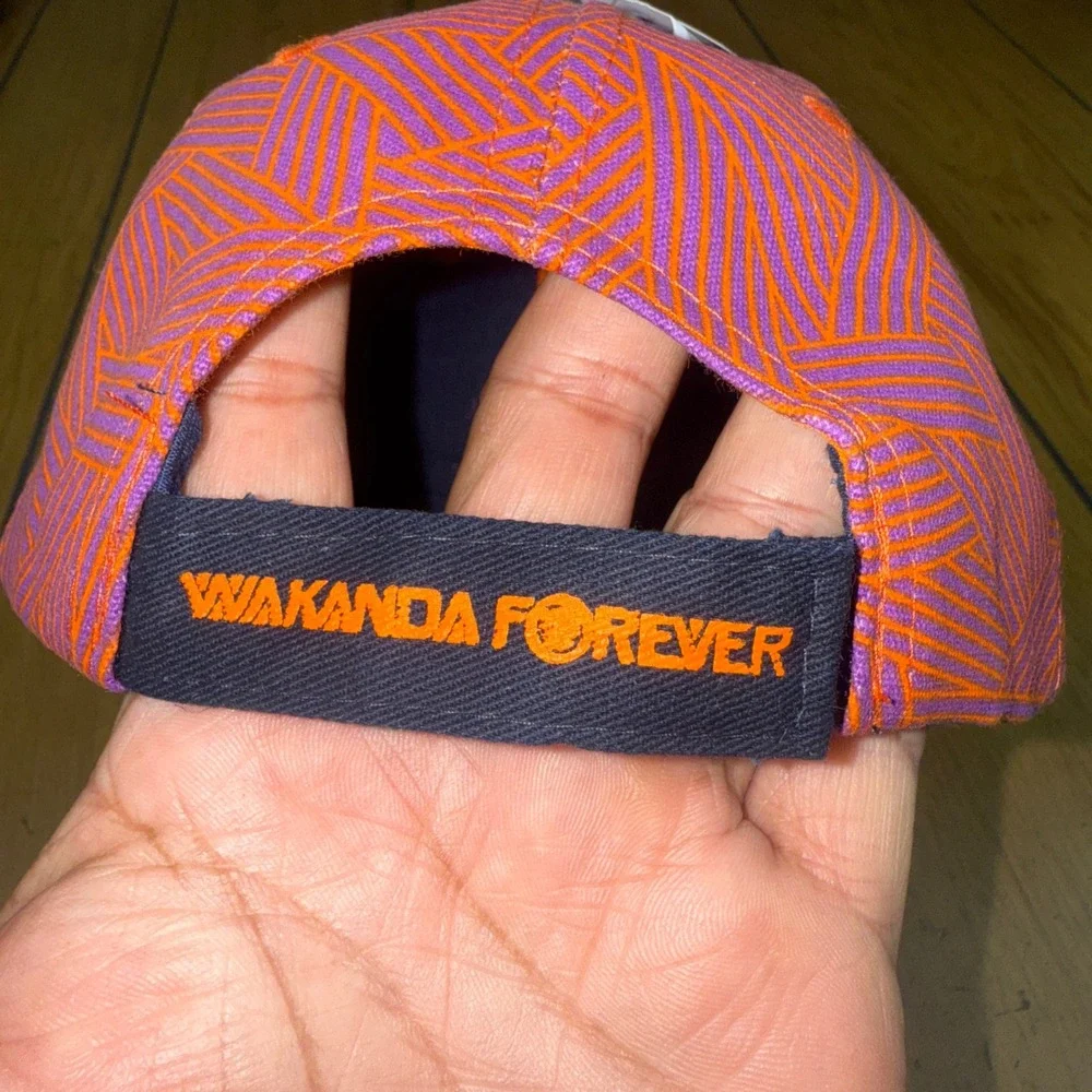 Disney Parks Marvel Black Panther Wakanda Forever Hat Cap One‎ Size Kids